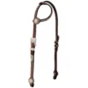 Weaver Leather Stacy Westfall Showtime Sliding Ear Headstall, Brown, 10-0255 -WEAVER LEATHER Sales 1119806