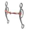 Weaver Leather All Purpose Horse Bit, 5 in. Copper-Plated Mouth, 25-5126 -WEAVER LEATHER Sales 1119898