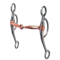 Weaver Leather All Purpose Horse Bit, 5 in. Copper-Plated Mouth, 25-5126