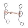 Weaver Leather Professional Argentine Horse Bit, 5 in. Copper Snaffle Mouth, 25-5883 -WEAVER LEATHER Sales 1119908