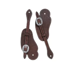 Weaver Leather Basin Cowboy Spur Straps, 30-0174-BR