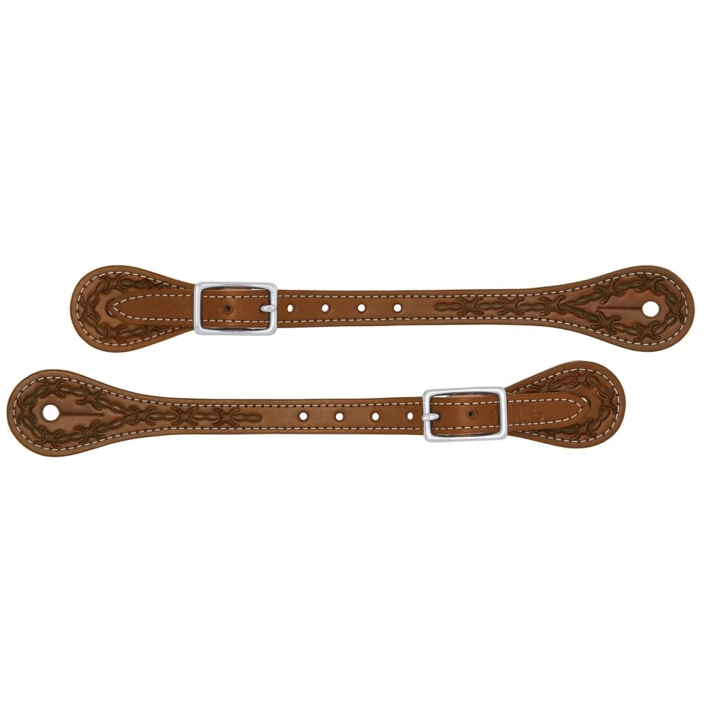 Weaver Leather Barbed Wire Spur Straps, Thin 3 Weaver Leather Barbed Wire Spur Straps, Thin