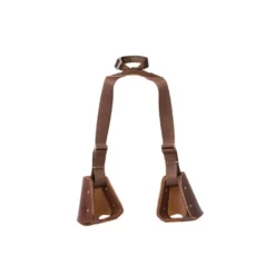 Weaver Leather Lil Dude Stirrups, Brown Nylon, 35-3025