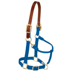 Weaver Leather Original Breakaway Horse Halter with Adjustable Chin and Throat Snap, 35-6024-BK -WEAVER LEATHER Sales 1120206