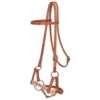Weaver Leather Harness Leather Half Breed Horse Headstall, Double Rope, Russet, 10-0290 -WEAVER LEATHER Sales 1196540