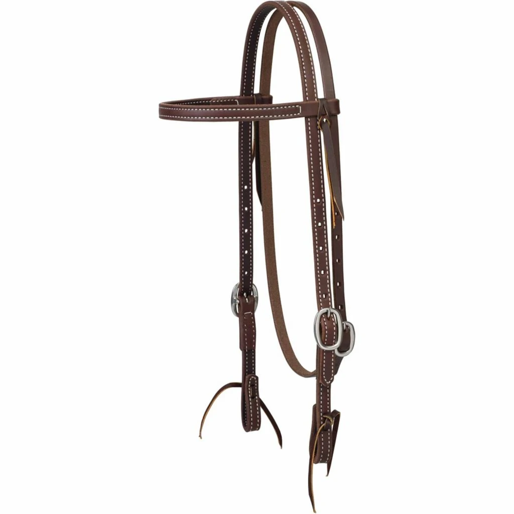 Weaver Leather Working Cowboy Browband Headstall, 5/8 in., Stainless Steel, 10-0506 3 Weaver Leather Working Cowboy Browband Headstall, 5/8 in., Stainless Steel, 10-0506