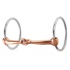 Weaver Leather Professional Stainless-Steel Ring Snaffle Horse Bit, 5 in. Copper Mouth, 25-1811 -WEAVER LEATHER Sales 1196657