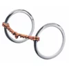 Weaver Leather All Purpose Ring Snaffle Bit, 5 Inch Single Twisted Copper Wire Mouth, 3 Inch Flat Rings, 25-5512 -WEAVER LEATHER Sales 1196747