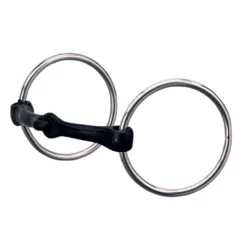 Weaver Leather All Purpose Ring Snaffle Horse Bit, 5 in. Sweet Iron Mouth, 25-5519