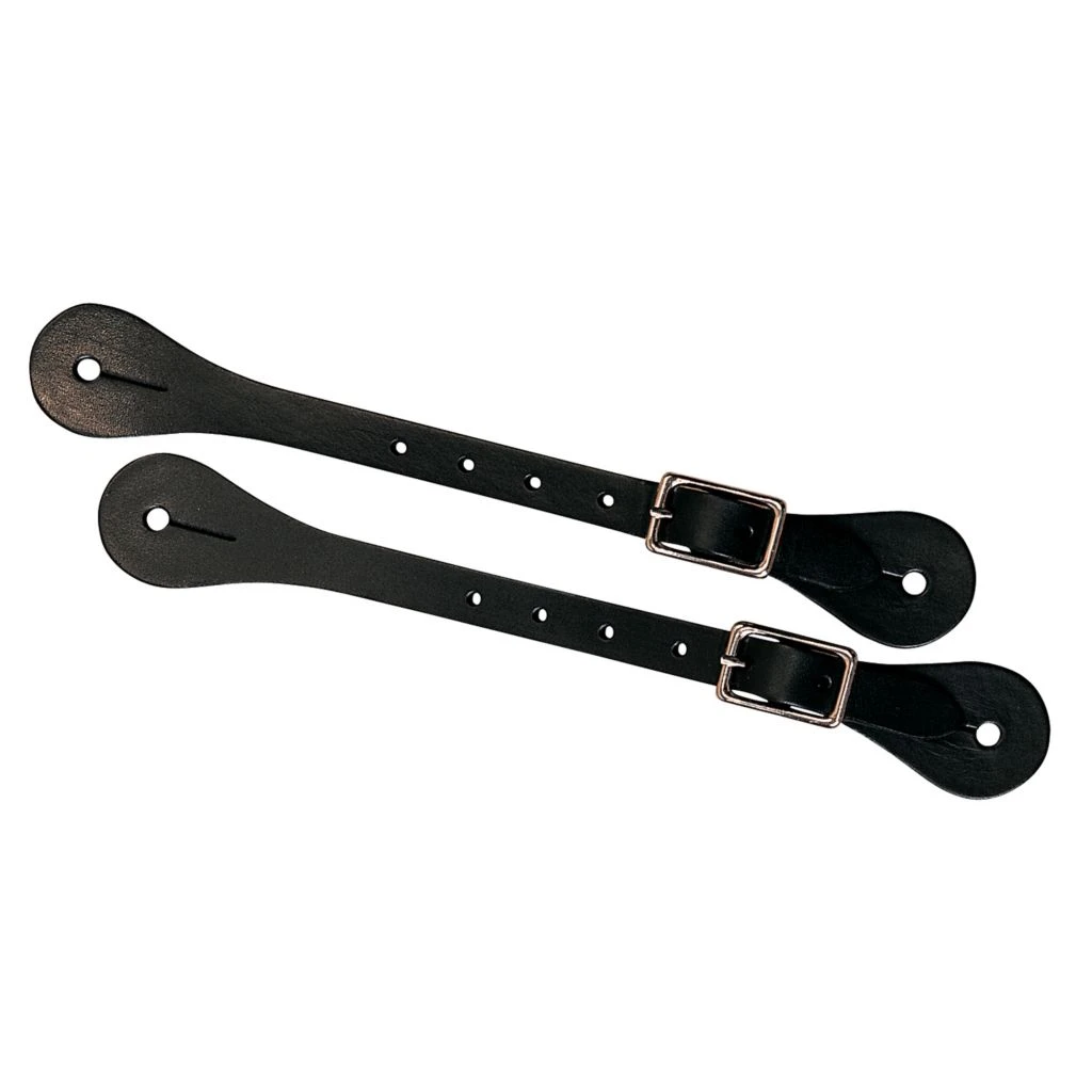 Weaver Leather Single-Ply Spur Straps, Black, 30-0697 3 Weaver Leather Single-Ply Spur Straps, Black, 30-0697