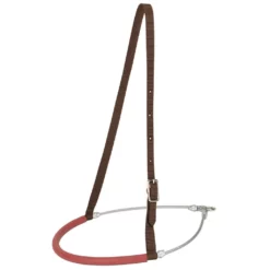 Weaver Leather Cable Noseband, 3/4 in. Steel Ring, 5/8 in Crown Strap, 30-0211