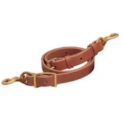 Weaver Leather Deluxe Leather Tie Down Strap, Russet