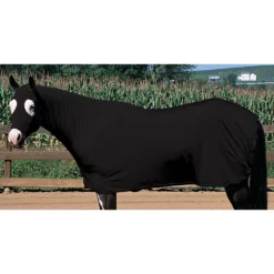 Weaver Leather EquiSkinz Horse Sheet, Four-Way Stretch Lycra,Small Black, 35-1532-BK