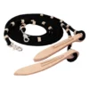 Weaver Leather Split Reins with Vaquero, 3/8 in. x 8 ft., Black/Tan, 35-2044-BK 2 Weaver Leather Split Reins with Vaquero, 3/8 in. x 8 ft., Black/Tan, 35-2044-BK -WEAVER LEATHER Sales 1197127