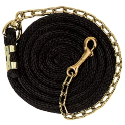 Weaver Leather Poly Lead Rope with Brass Plated Swivel Chain, 5/8 in. x 8 ft.6 in., 35-2125-S13 -WEAVER LEATHER Sales 1197203
