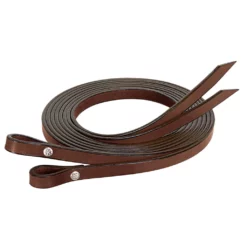 Weaver Leather Bridle Leather Split Reins, 5/8 in. x 7 ft., Rich Brown, Single-Ply, 50-1641