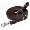 Weaver Leather Black Leather Roper Rein, Black, 5/8 in. x 7 ft., 50-1738 -WEAVER LEATHER Sales 1200289