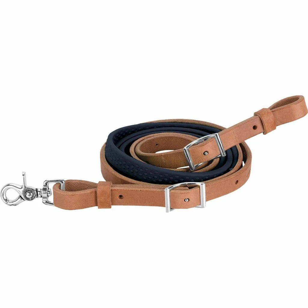 Weaver Leather Barrel Rein with Rubber Grip, 3/4 in. x 8 ft., 50-1740-PU 3 Weaver Leather Barrel Rein with Rubber Grip, 3/4 in. x 8 ft., 50-1740-PU