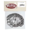 Weaver Leather English Horse Curb Chain with Hooks, Stainless Steel, 9-1/2 in., 77-3140 -WEAVER LEATHER Sales 1200419