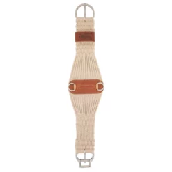 Weaver Leather Natural Blend 27 Strand Roper Smart Cinch with Roll Snug Cinch Buckle, T-35-2405-30