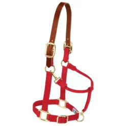 Weaver Leather Original Breakaway Horse Halter with Adjustable Chin and Throat Snap, 35-6024-BK -WEAVER LEATHER Sales 1200750