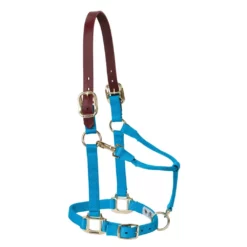 Weaver Leather Original Breakaway Horse Halter with Adjustable Chin and Throat Snap, 35-6024-BK -WEAVER LEATHER Sales 1200751