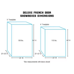 Weaver Leather French Door Livestock Show Box, 4 ft. -WEAVER LEATHER Sales 1215615 A2