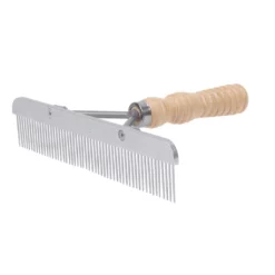 Weaver Leather Show Comb with Wood Handle and Stainless Steel Replacement Blade