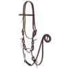 Weaver Leather Working Tack Horse Bridle with Snaffle Mouth Bit, 20-0367 -WEAVER LEATHER Sales 1258910