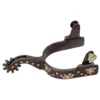 Weaver Leather Spurs with German Silver Floral Trim and Copper Dots, 25-7832 -WEAVER LEATHER Sales 1258921