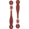 Weaver Leather Basketweave Skirting Leather Spur Straps, Thin, Oiled Chestnut, 30-0292-CH -WEAVER LEATHER Sales 1258931