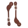 Weaver Leather Basketweave Skirting Leather Spur Straps, Regular, 30-0293-CH -WEAVER LEATHER Sales 1258932