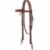 Weaver Leather Turquoise Cross Floral Carved 5/8 in. Browband Headstall, 45-0135 -WEAVER LEATHER Sales 1259317