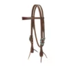 Weaver Leather Working Tack Slim Browband Headstall, Rope Edge Hardware, 10-0586 2 Weaver Leather Working Tack Slim Browband Headstall, Rope Edge Hardware, 10-0586 -WEAVER LEATHER Sales 1283998