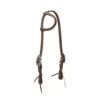 Weaver Leather Working Tack Sliding Ear Headstall, Rope Edge Hardware, Golden Chestnut, 10-0588 -WEAVER LEATHER Sales 1283999