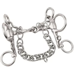 Weaver Leather Miniature Pelham Bit, 3-1/2 in. Snaffle Mouth, 25-5604